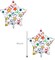 7Pieces Happy Birthday Banner Foil Balloon Set 18inch Star and Circle Mylar Foil Balloon for Kids & Adults Birthday Decorations and Party Supplies Favor